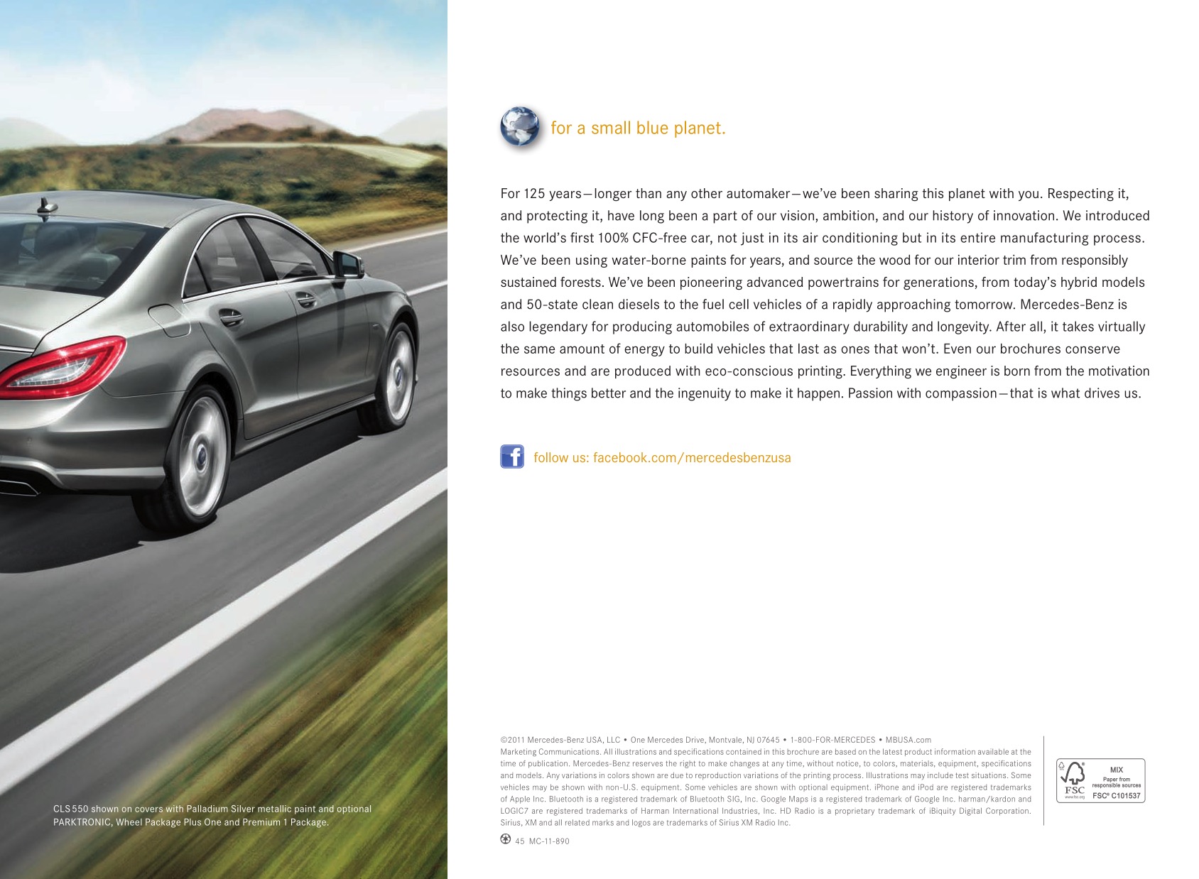 2012 Mercedes-Benz CLS-Class Brochure Page 8